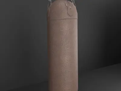 punching bag Low-poly 3D model