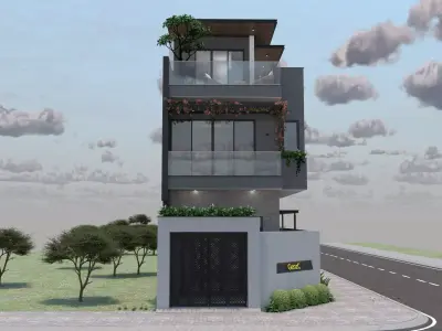 GenzC Construction Company Building 3D model