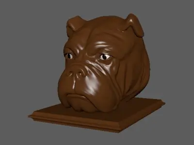 ENGLISH BULL DOG URN 3D print model