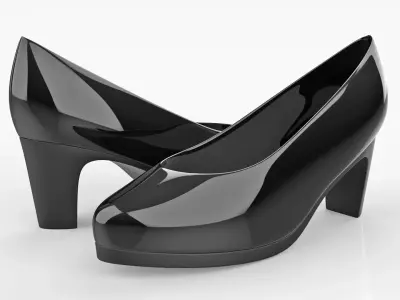 Generic Heels 3D model 3D model