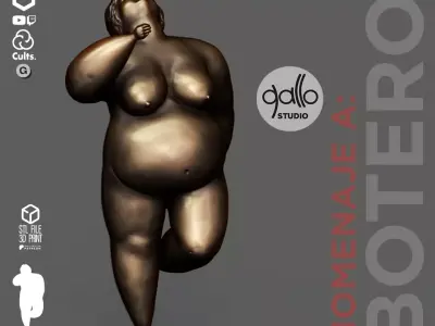 BOTERO homenaje 1 3D print model