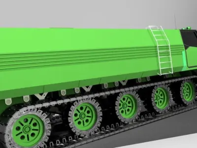 Troop crawler 3D model