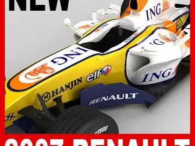 F1 2007 ING Renault R27 3D model