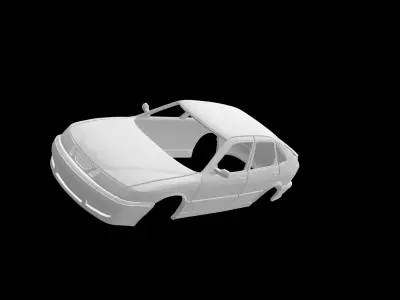 SAAB 9-3 Combi 3D print model
