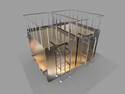 Water tanks 10m3 3D model