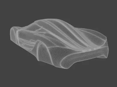 koenigsegg jesko Speedform Supercar 3D print model