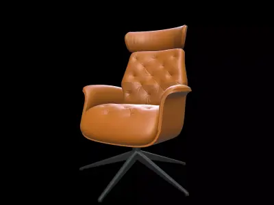 Unreal engine 4 Chair  Low-poly 3D model