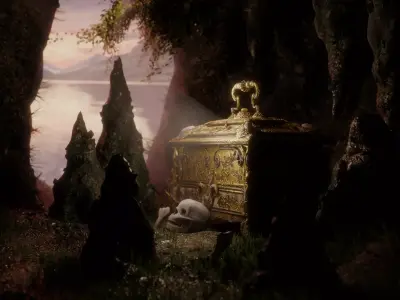 The Forbidden Treasure 3D model