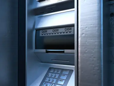 ATM Cash Machine 3D model