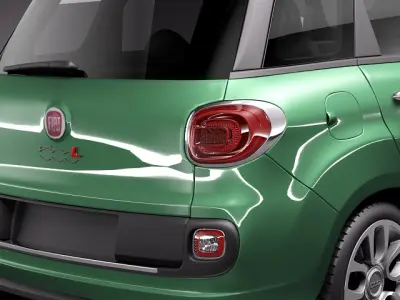 Fiat 500L Living 2014 3D model