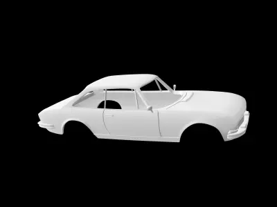 Peugeot 504 coupe Pininfarina 3D print model