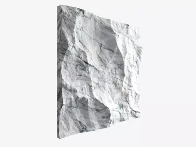 03-RockPanel ice wall 3D model