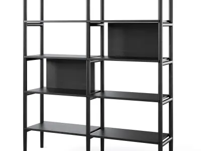 Bookcase HOLTON by Rowico Home 3D model
