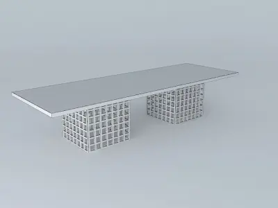 Dining Table Cube Free ETEL Free 3D model