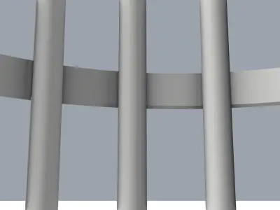 Bagnoli Industrial Tower 3D model