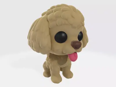 Funko Dog Poodle 3D print model
