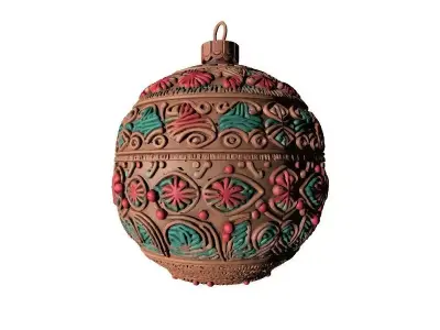 Christmas Special Decorative Ball Model 3D print model buy
