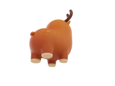 Deer Character 3D model