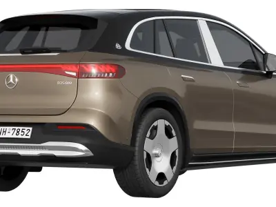 Mercedes-Benz EQS SUV Maybach 3D model