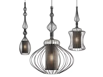 Nowodvorski ABI BLACK lamp 3D model