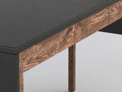 NERI HU 777 DRAPE DESK Free Model Free 3D model