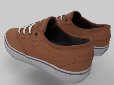 Casual Shoe Low-poly 3D model