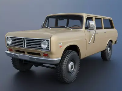 International Travelall 1972 3D print model
