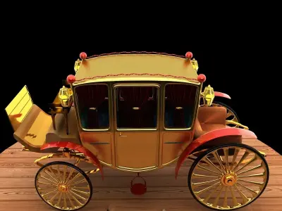 Chinese carriage 3D model