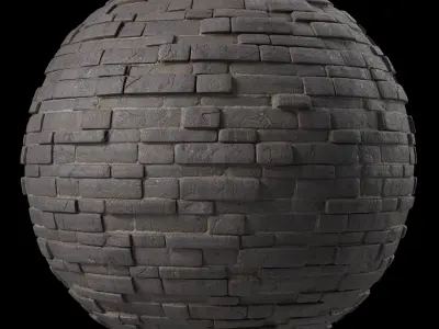 Stone Wall Materials 70- Decorative Stone Sbsar Pbr 4k Seamless Texture