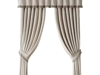 Curtains 04 3D model