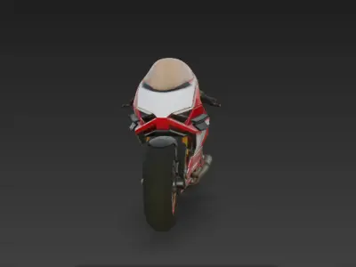 Ducati Panigale - Renaissance Fury at Mugello 3D model