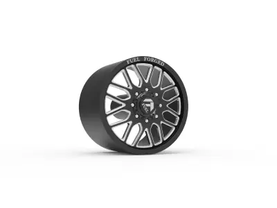 fuel off road FRONT FF66 wheel 3d print model 3D print model