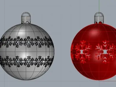 Christmas Ball 3D print model