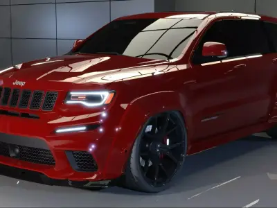 Jeep Grand Cherokee Trackhawk 2021 Bodykit 3D model