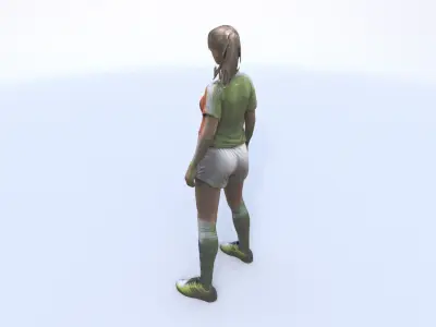 Soccer 3D model