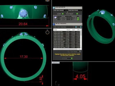 Jewelry Ring 3D print model