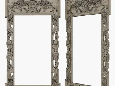 Gothic frame cnc 3D model