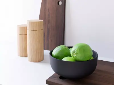 Decor Set Lime Bowl 3D model