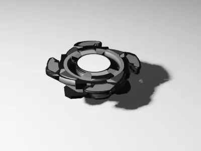 Beyblade Low-poly 3D model