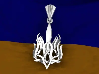Ukrainian Trident  3D print model order