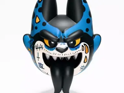 Boo Cell Tattoo from Mario Bros toy 3D print model