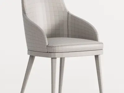 Costa Dining Chair 3D model