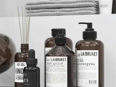 bathroom accessories Vol001 3D model