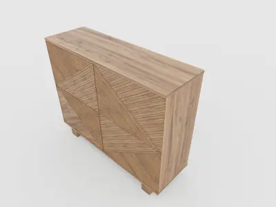 Modern Bar Cabinet 3D model