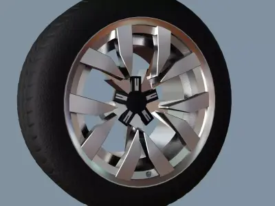 AS rims collection 6 - VW Montero Low-poly 3D model