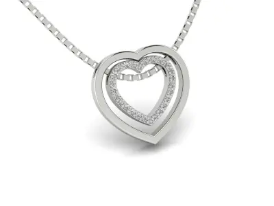 Pendant 12 Heart 3D print model