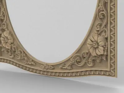 3d mirror frame 3D model