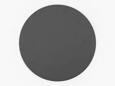 Table circle plastic and metall 3D model