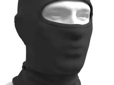 Balaclava - Marvelous Designer 3D model