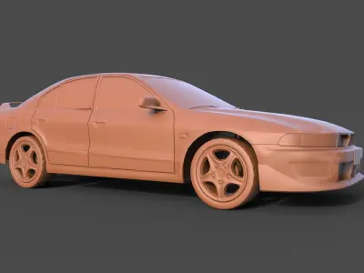 Mitsubishi Galant 3D print model